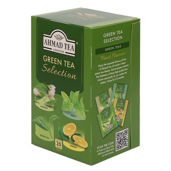 AHMAD TEA Зелен чай селекция 20 бр.